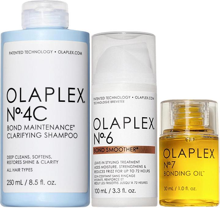 Olaplex Protect & Shine Set No.4C Shampoo + No.6 Leave In + No.7 Haaröl (Haarpflege set)