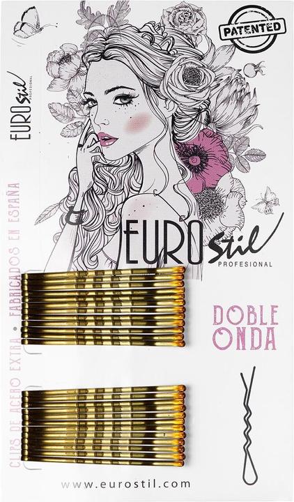 Immagine prodotto Caso Eurostil Cura dei capelli: Clip Box Capelli Doppia Onda Bronzo (1 pz.)