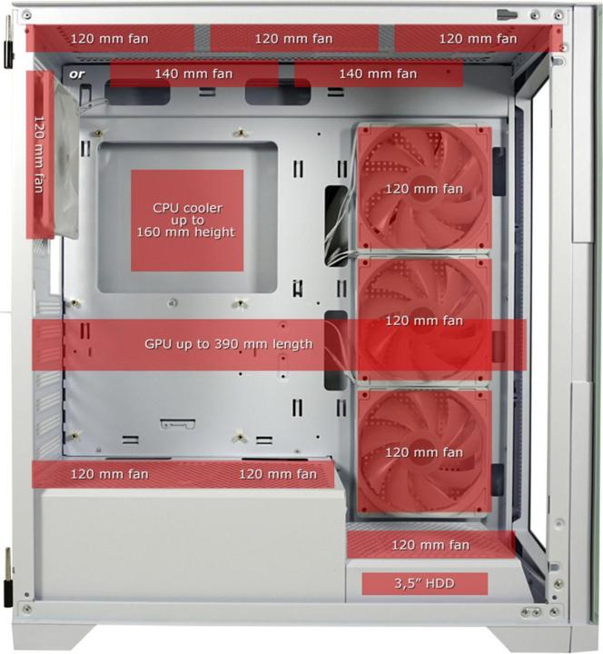 Produktbild LC-Power Crosswind (ATX, mATX, Mini-ITX)