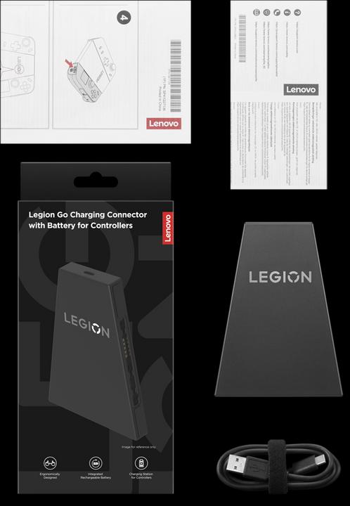 Actual product image Lenovo Legion Go Charging Connector with Battery for Controllers (P)