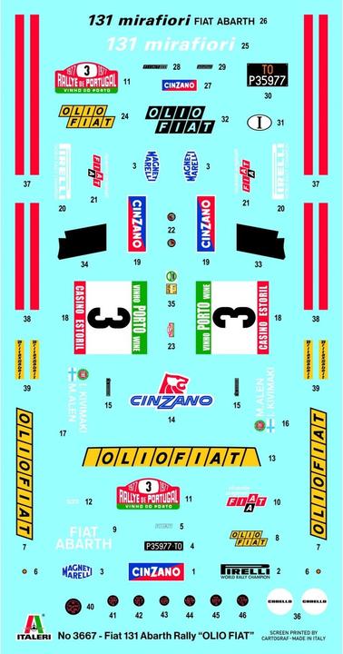 Image du produit 1:24 Fiat 131 Abarth Rally OLIO FIAT