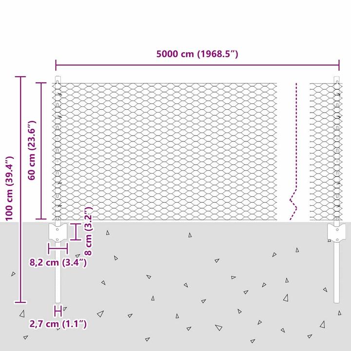 Produktbild VidaXL Gartenzaun