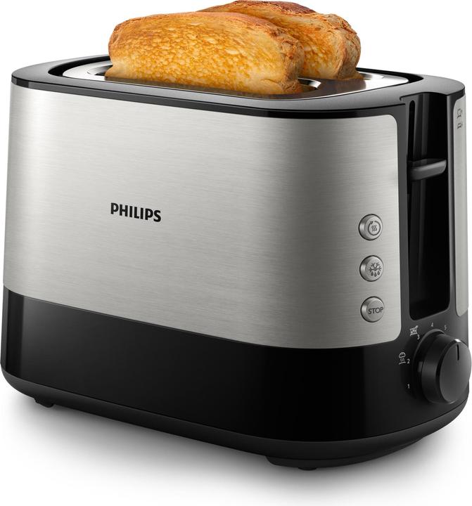 Produktbild Philips Viva Collection HD2635/90 toaster 2 slice(s) Black, Titanium