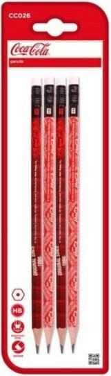 Produktbild Teka HB-Bleistift mit Radiergummi Coca-Cola 4 Stk (4 x)