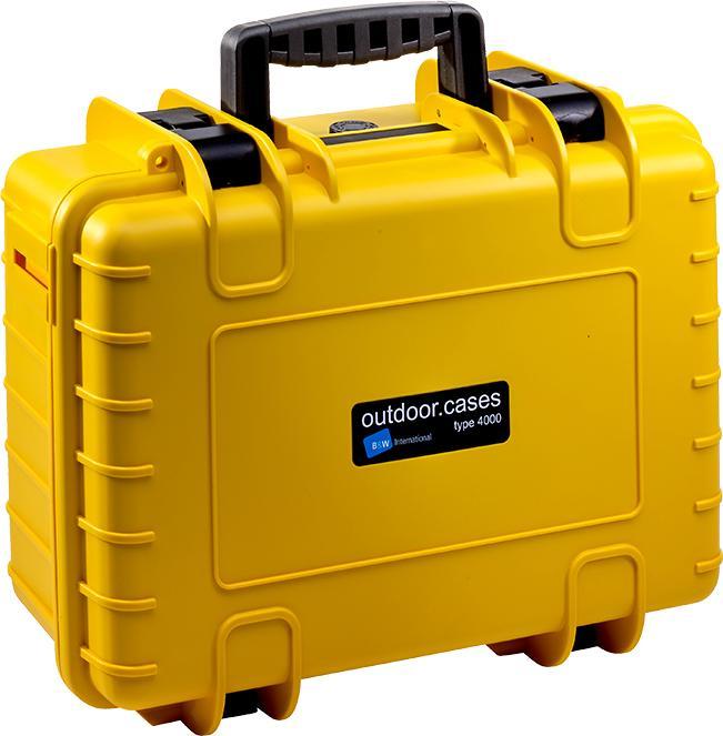 Actual product image B+W Outdoor case type 4000 Mavic 2 yellow (Drone case, DJI Mavic 2 Pro)