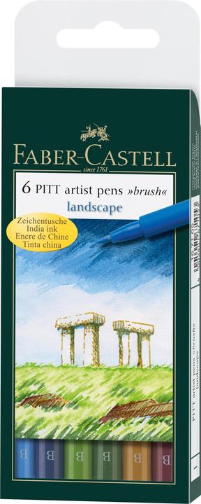 Produktbild Faber-Castell Artist Pen (Mehrfarbig, Landscape, 6 x)