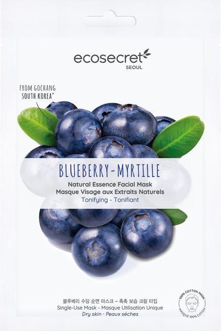 Actual product image Ecosecret Revitalising face mask blueberry Btl 20 ml (20 ml)