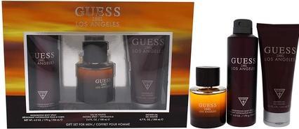 Image du produit Guess 1981 Los Angeles For Men 3 Pc Gift Set 3.4oz Edt Spray, 6.0oz Body Spray (Set maquillage)