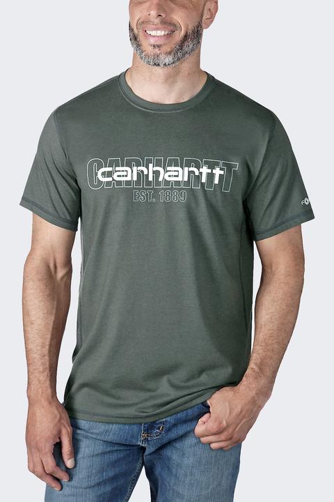 Immagine prodotto Carhartt Koszulka Force Mid Logo Grafico Carbonio (XL)