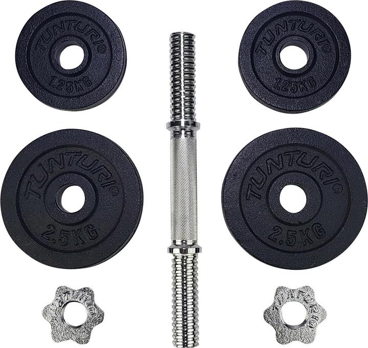 Actual product image Tunturi Kurzhantelset 10 kg (2 x 2.5 kg, 2 x 1.25 kg)