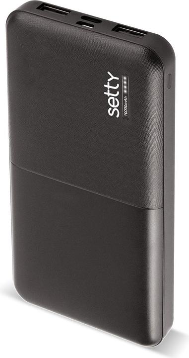 Setty Power bank 10000 mAh black R (10000 mAh)