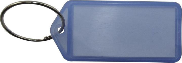 Actual product image Reiher Key fob - with paper insert, transparent blue plastic