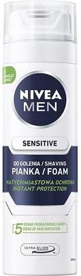 Actual product image NIVEA MEN Men Sensitive soothing piano for shaving - 200ML (200 ml, Shaving soap)