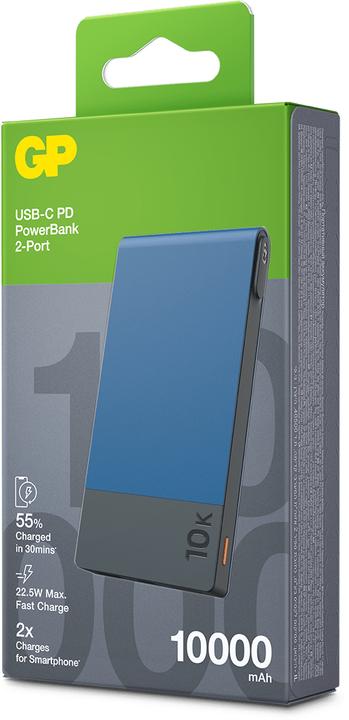 Image du produit GP Batteries GP M2 Series PowerBank (10000 mAh, 22.50 W, 22.50 Wh)