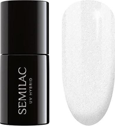 Actual product image Semilac 091 Glitter Milk 7ml (UV gel varnish)