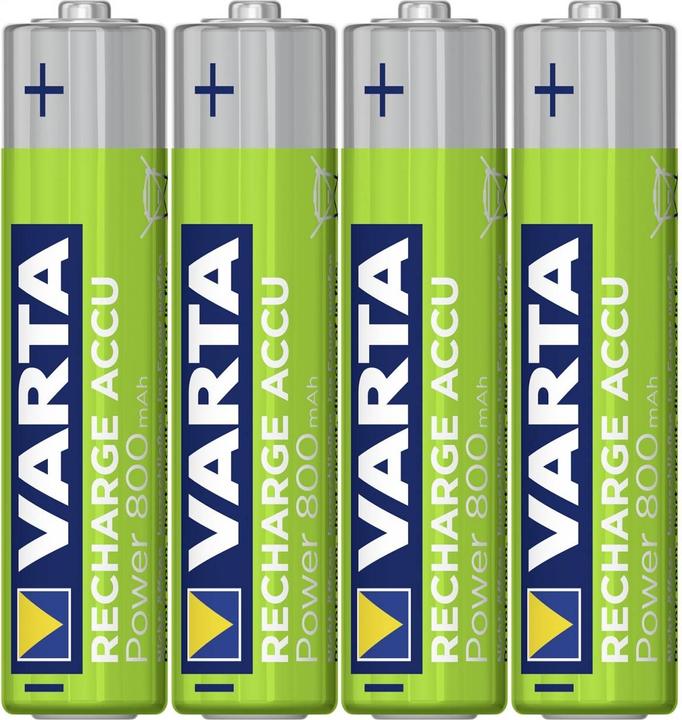 Image du produit Varta Recharger Accu Power (4 pcs, AAA, 800 mAh)