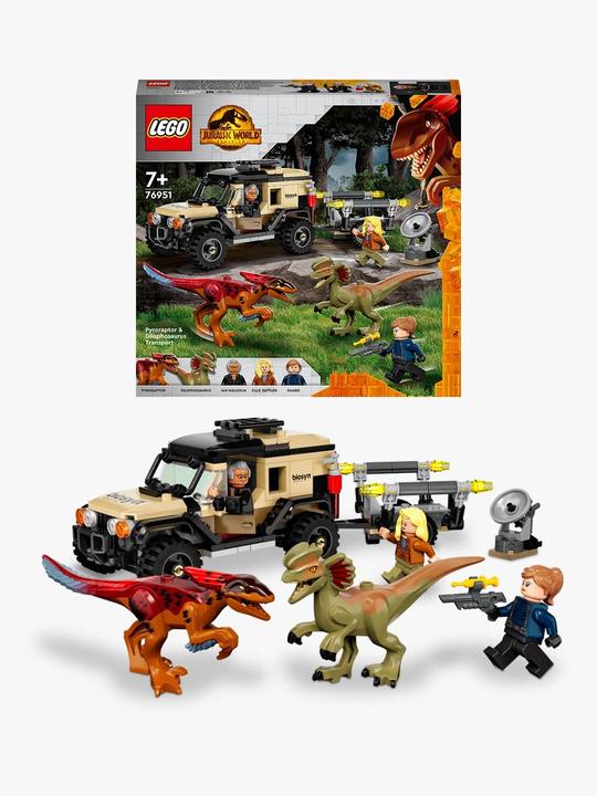 Produktbild LEGO Pyroraptor & Dilophosaurus Transport (76951, LEGO Jurassic World, LEGO Seltene Sets)