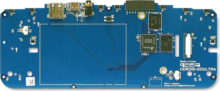 Actual product image Odroid GO ULTRA Dim Grey Game Console Kit