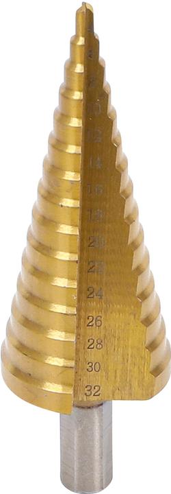 BGS Esercitazione a gradini (32 mm, 6 mm, 12 mm, 24 mm, 14 mm, 22 mm, 16 mm, 10 mm, 18 mm, 26 mm, 30 mm, 28 cm, 8 mm, 20 mm, 4 mm)