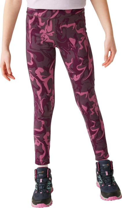 Actual product image Regatta Childrens/Kids Barlia Marble Winter Leggings (158)