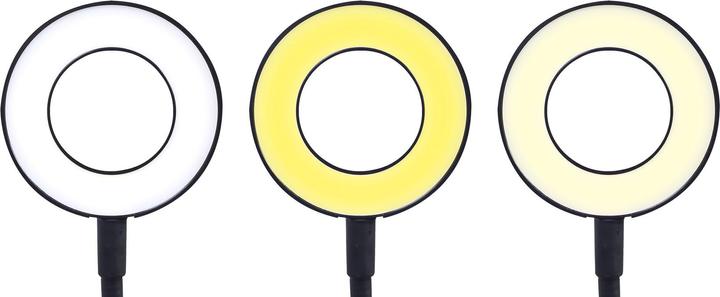 Produktbild Gembird MOBILE ACC SELFIE RING&HOLDER/LED-RING4-PH-01