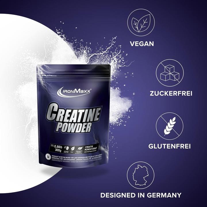 Actual product image IronMaxx Creatine Powder (1 Piece, Powder, 300 g)