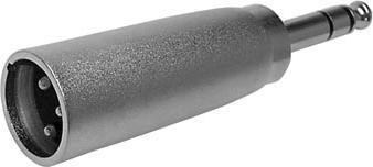Actual product image Velleman XLR-STECKER, 3-POIN TO 6.35mm-CONNECTOR PLUG STEREO