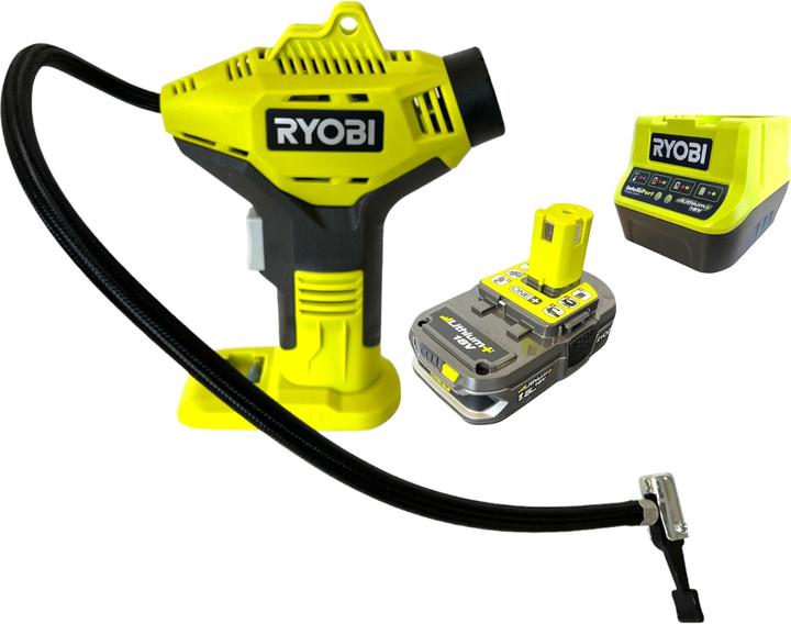 Image du produit Ryobi R18PI-115 Compresseur manuel sans fil 18 V 10,3 bar + 1x batterie 1,5 Ah + chargeur (10.30 bar)