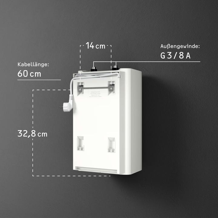 Produktbild Stiebel Eltron SNU 5 Plus 1 kW, sehr kompakt, antitropf, thermostop, Untertischboiler 5 l Niederdruck mit Stecker