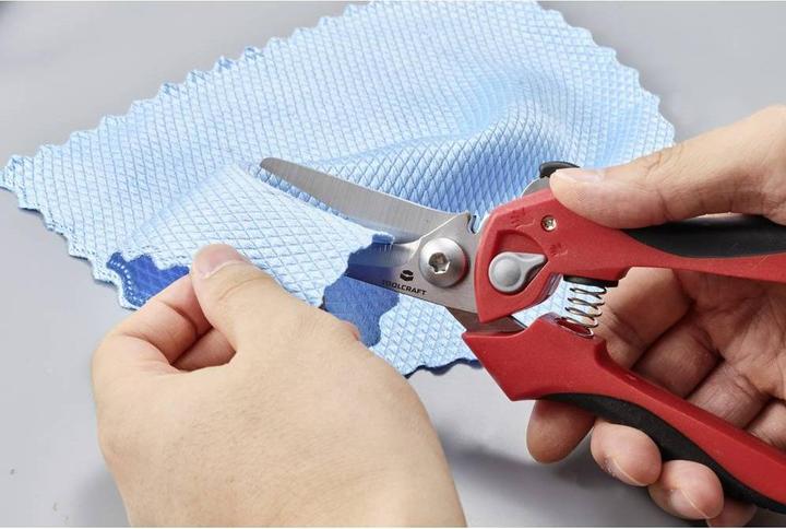 Immagine prodotto Toolcraft TO-9625917 Forbici universali 205 mm rosse, nere (20.50 cm)
