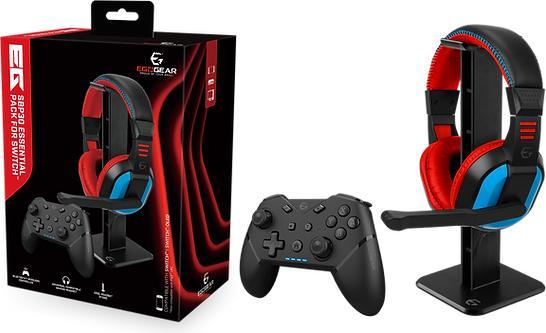 Produktbild Egogear EssentialPack Headset + Ständer + Controller Switch (Switch OLED, PC, PS3)
