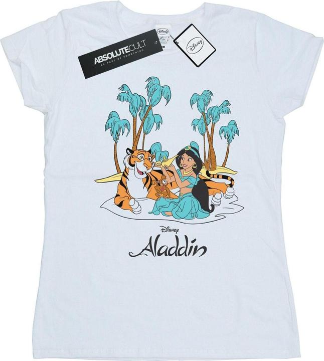 Disney Aladdin Jasmine Abu Rajah Beach TShirt (L)