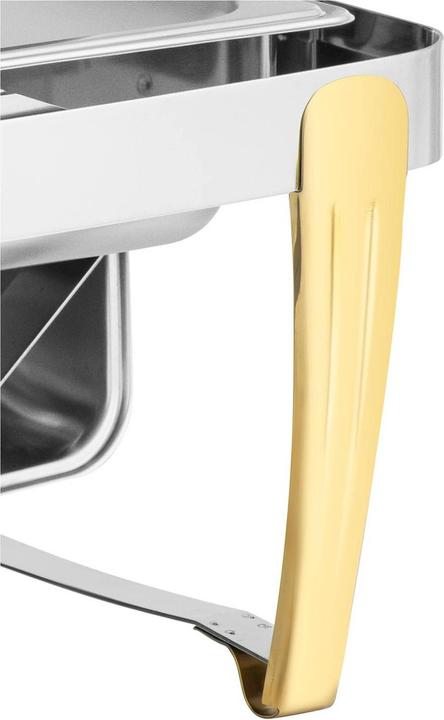 Produktbild Royal Catering Chafing Dish Warmhaltebehälter Speisenwärmer Brennpaste GN 1/1 Rolltop-Haube 9 L