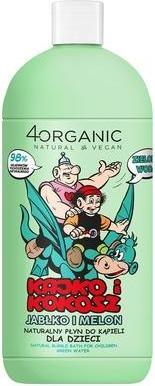 Actual product image 4Organic Kajko And Kokosz Natural Bath Liquid For Children Green Water 500ml (500 ml, Bath oil)
