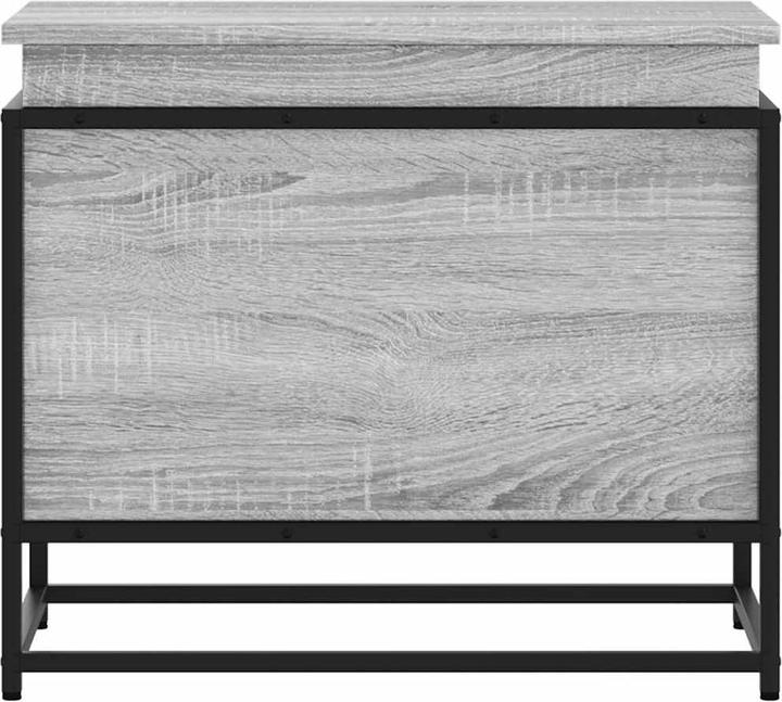 Actual product image VidaXL Storage box lid toy box cushion box cushion box grey Sonoma (123 l)