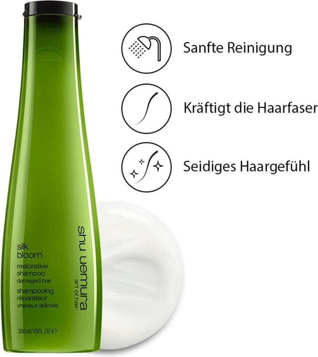 Immagine prodotto Shu Uemura Shampoo riparatore Silk Bloom (300 ml, Shampoo liquido)