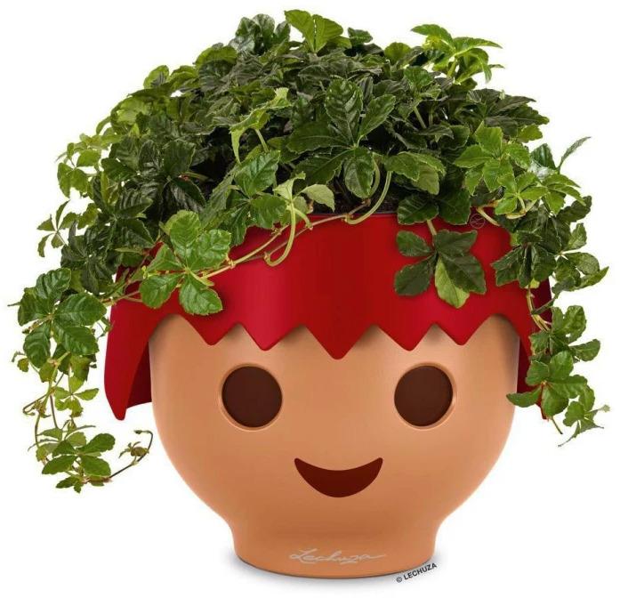 Immagine prodotto Lechuza Pflanzentopf OJO Rot (21 cm)