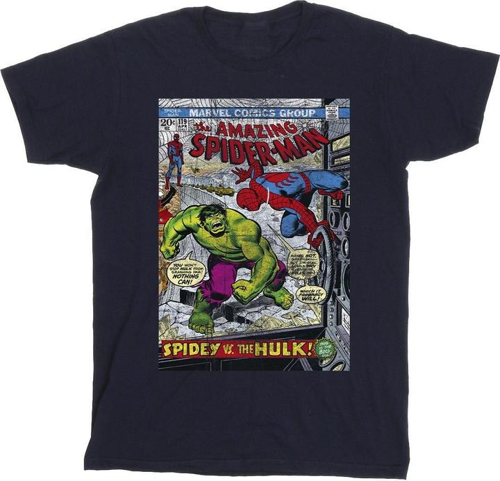 SpiderMan VS Hulk Cover TShirt (S)