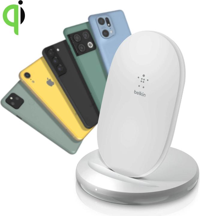 Productafbeelding Belkin Boost Charge Ladeständer, kompatibel mit QI-Geräten (15 W)