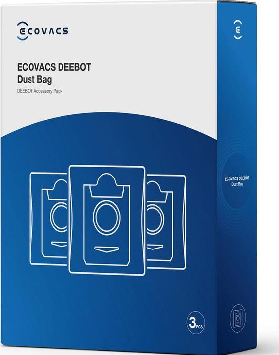 Produktbild Ecovacs DEEBOT X1 PLUS & T10 PLUS Antibakterieller Staubbeutel - DDB030010 (3 x)