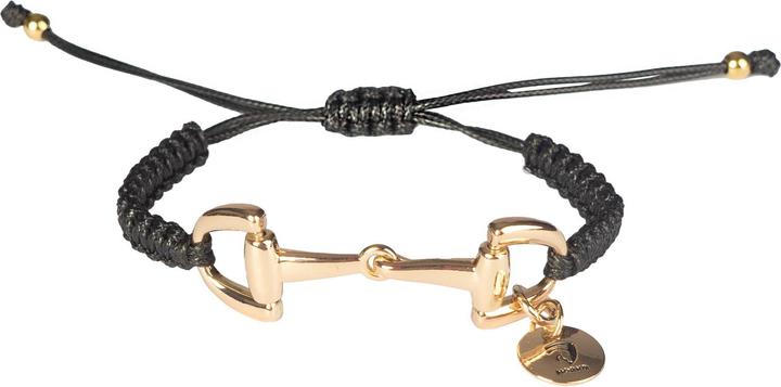 Horka Geflochtenes Armband mit Backendekoration (Wachsartiges Polyestergarn und Metall)