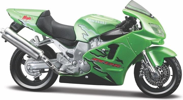 Produktbild Maisto Metallmodell Kawasaki Ninja ZR-12R 1/18 Motorrad mit Ständer