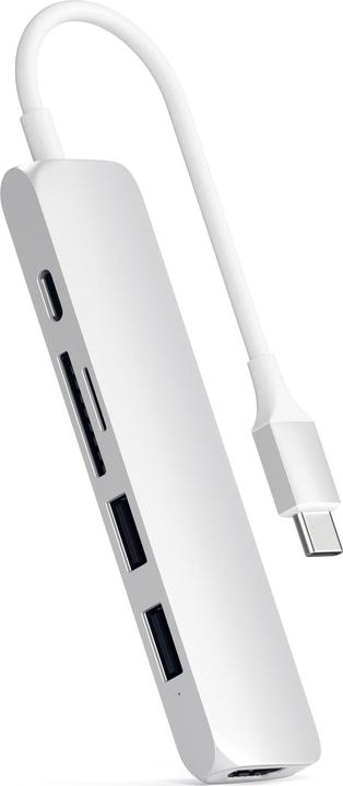 Produktbild Satechi USB-C Slim Multiport V2 (USB-C, 6 Ports)