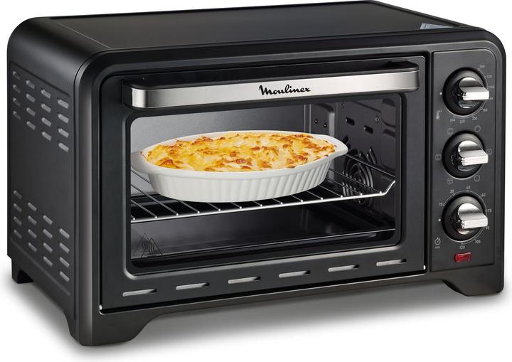 Immagine prodotto Moulinex OX4448 Optimo Forno Elettrico con Capacità di 19 L, Potenza 1380 W, Nero 71x117x81cm