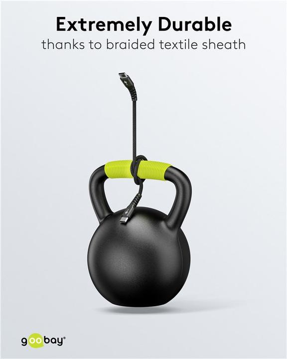 Actual product image Goobay 73953 (1 m, USB 2.0, 60 W)