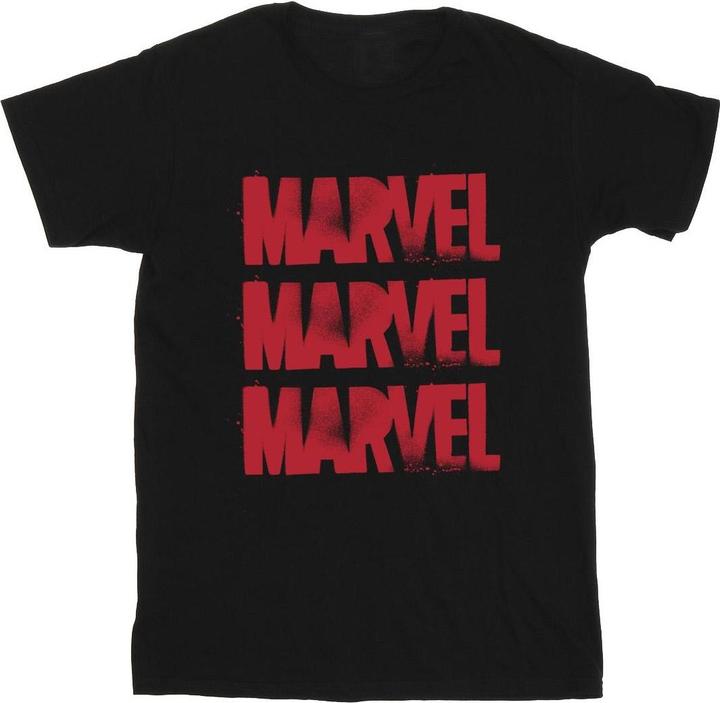 Red Spray Logos TShirt (XL)