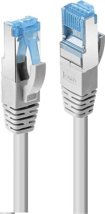 Lindy 2m Cat.6 S/FTP TPE Network Cable, Grey RJ45-M/M, 500MHz, Copper, 28AWG (S/FTP, CAT6a, 2 m)
