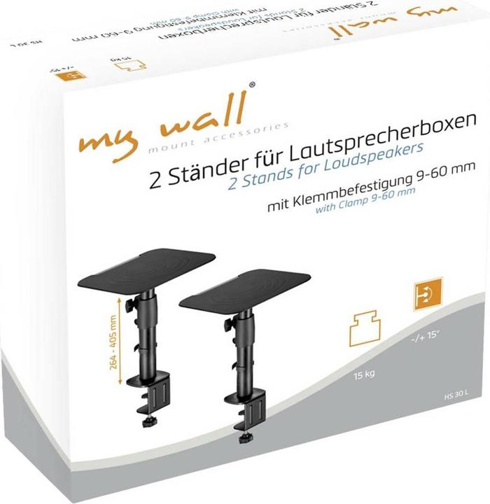Image du produit myWall HS30L (1 paire, Support, Réglable en hauteur, Inclinable)