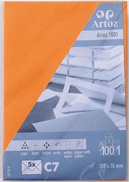 Produktbild Artoz 1001 Kuverts orange (C7, 5 x)