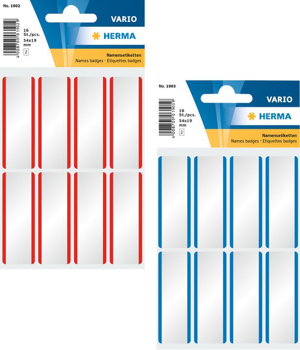 Produktbild HERMA Namensetiketten ablösbar